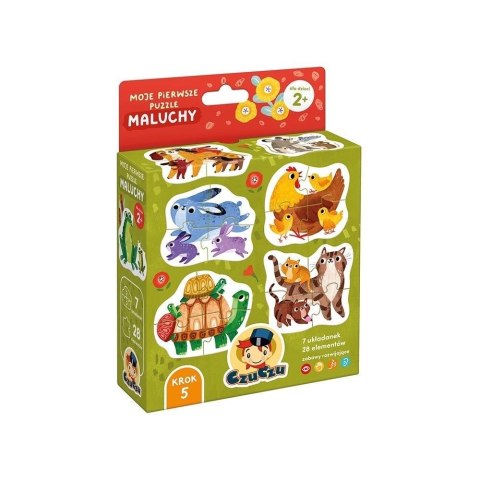 CzuCzu Moje pierwsze puzzle Maluchy 2+ CzuCzu Moje pierwsze puzzle Maluchy 2+