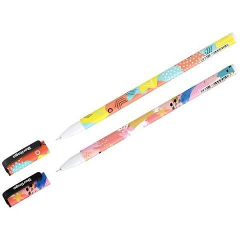 Długopis ze skuwką nieb. 0,7mm Memphis MIX Długopis ze skuwką nieb. 0,7mm Memphis MIX