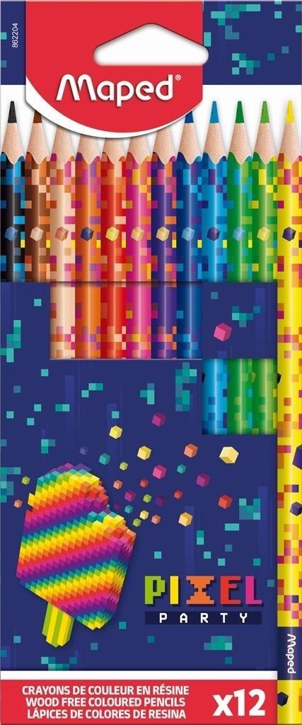 Kredki Pixel 12szt MAPED Kredki Pixel 12szt MAPED
