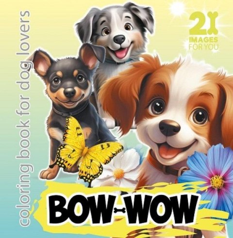 Kolorowanka 160x160 Bow-Wow zielona Kolorowanka 160x160 Bow-Wow zielona