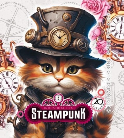 Kolorowanka 160x160 Steampunk Kot Kolorowanka 160x160 Steampunk Kot