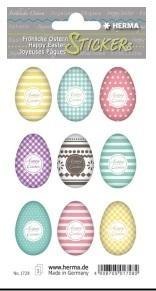 Naklejki papierowe Pisanki z wzorkami