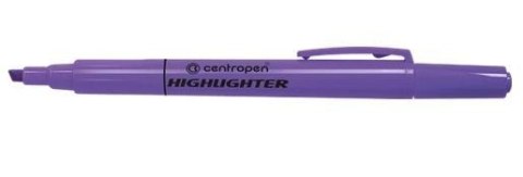 Cienki zakreślacz Highlighter fioletowy Cienki zakreślacz Highlighter fioletowy