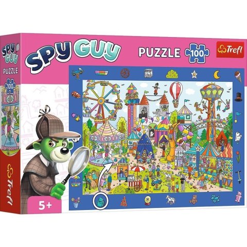 Puzzle 100 Obserwacyjne - Spy Guy Miasteczko TREFL Puzzle 100 Obserwacyjne - Spy Guy Miasteczko TREFL