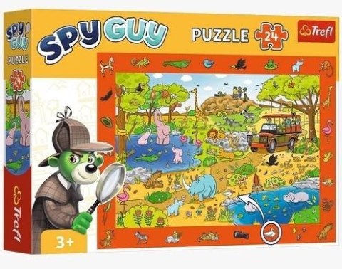Puzzle 24 Obserwacyjne - Spy Guy Safari TREFL Puzzle 24 Obserwacyjne - Spy Guy Safari TREFL