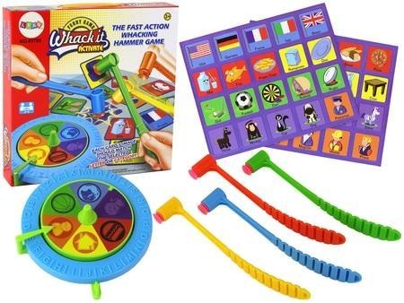 Gra zręcznościowa karciana spinner uderz młotkiem Gra zręcznościowa karciana spinner uderz młotkiem
