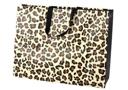 Torba prezentowa motyw panterki 44,5x35,5x15cm Torba prezentowa motyw panterki 44,5x35,5x15cm