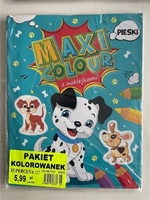 Pakiet Kolorowanek Maxi Colour Pakiet Kolorowanek Maxi Colour