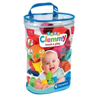 Clemmy Soft. Woreczek z 40 klockami