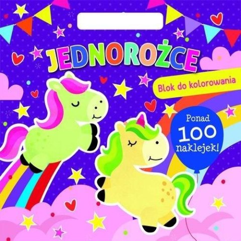 Jednorożce. Blok do kolorowania Jednorożce. Blok do kolorowania