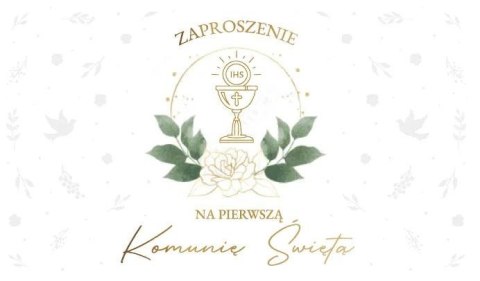 Zaproszenie Komunia (10szt)