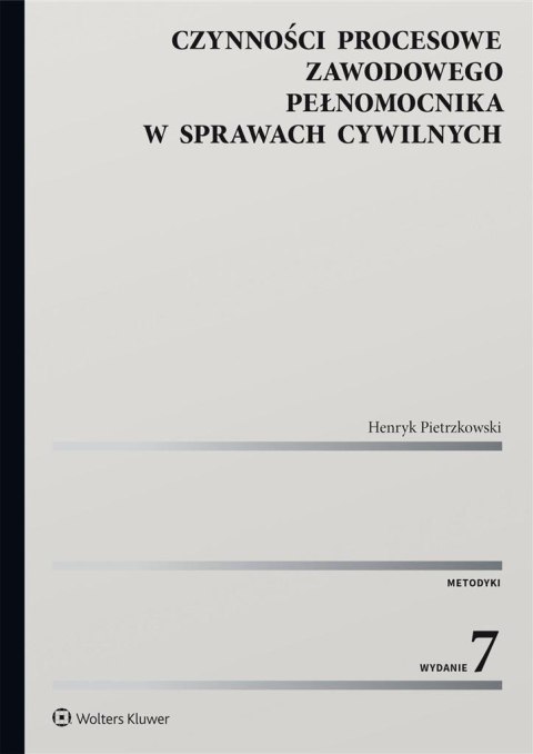 Czynności procesowe zawodowego pełnomocnika... Czynności procesowe zawodowego pełnomocnika...