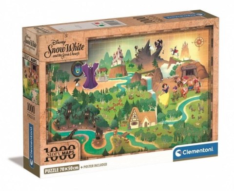 Puzzle 1000 Compact Story Maps Snow white Puzzle 1000 Compact Story Maps Snow white