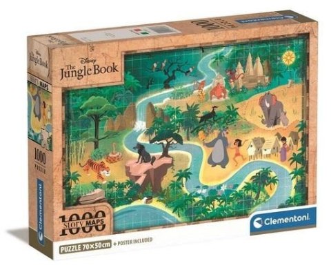 Puzzle 1000 Compact Story Maps The Hungle book Puzzle 1000 Compact Story Maps The Hungle book
