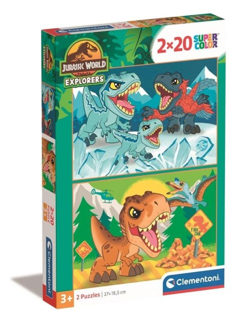 Puzzle 2x20 Super Kolor Jurassic World Puzzle 2x20 Super Kolor Jurassic World