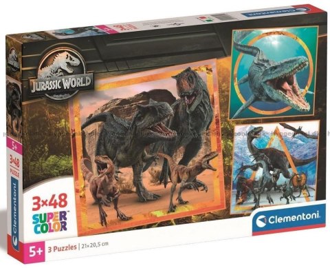 Puzzle 3x48 Super Kolor Jurassic World Puzzle 3x48 Super Kolor Jurassic World