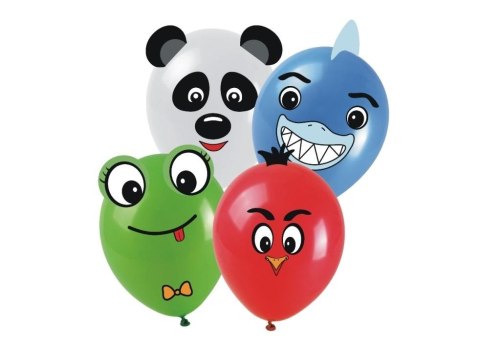 Balony zwierzaki zrób to sam 4 wzory 6szt Balony zwierzaki zrób to sam 4 wzory 6szt