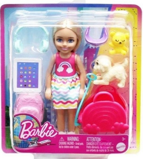 Barbie Chelsea w podróży Lalka HJY17 Barbie Chelsea w podróży Lalka HJY17