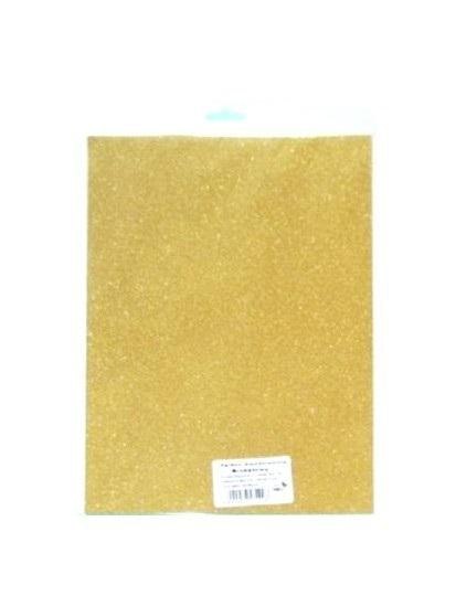 Karton brokatowy obustronny złoty 23x33cm 5 ark Karton brokatowy obustronny złoty 23x33cm 5 ark