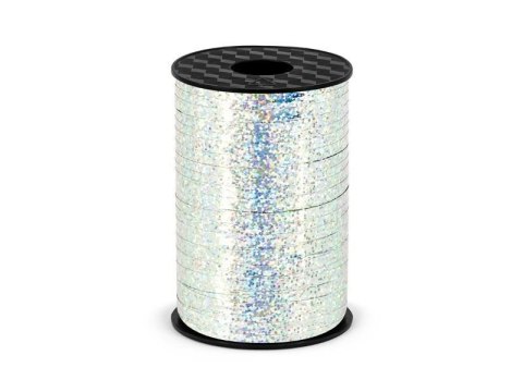 Wstążka plastikowa srebrna 5mmx225m Wstążka plastikowa srebrna 5mmx225m