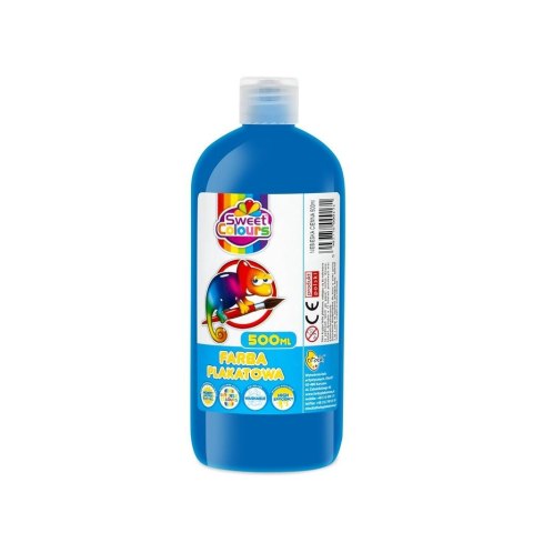 Farba plakatowa ciemnoniebieska 500ml Farba plakatowa ciemnoniebieska 500ml