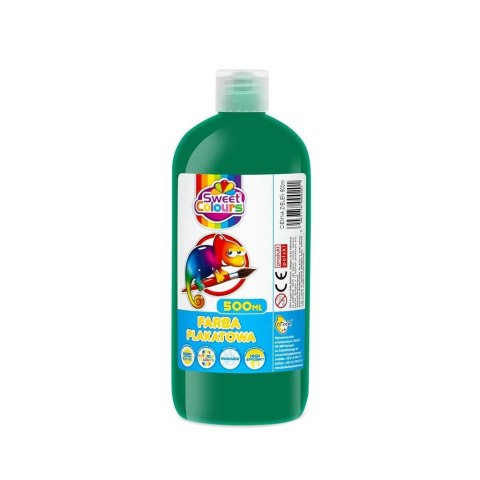 Farba plakatowa ciemnozielona 500ml Farba plakatowa ciemnozielona 500ml