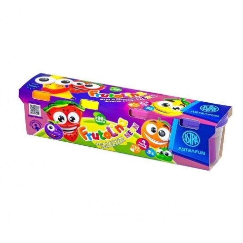 Masa plastyczna Frutolina Neon 4x100g ASTRA Masa plastyczna Frutolina Neon 4x100g ASTRA