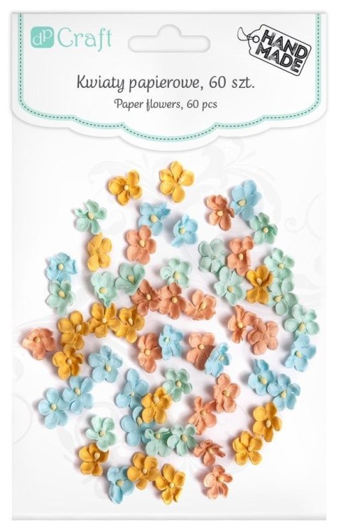 Papierowe kwiaty 60szt Papierowe kwiaty 60szt