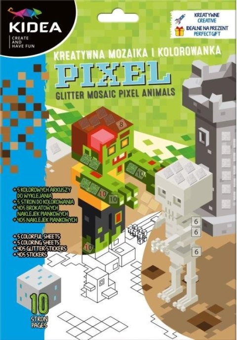 Mozaika i kolorowanka Pixel KIDEA Mozaika i kolorowanka Pixel KIDEA