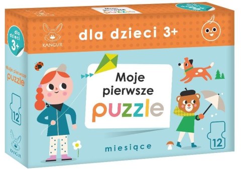 Dla Dzieci 3+ Moje pierwsze Puzzle. Miesiące Dla Dzieci 3+ Moje pierwsze Puzzle. Miesiące