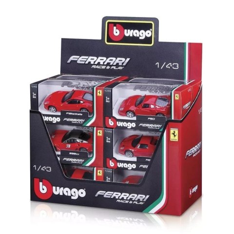 Ferrari różne rodzaje 1:43 BBURAGO Ferrari różne rodzaje 1:43 BBURAGO