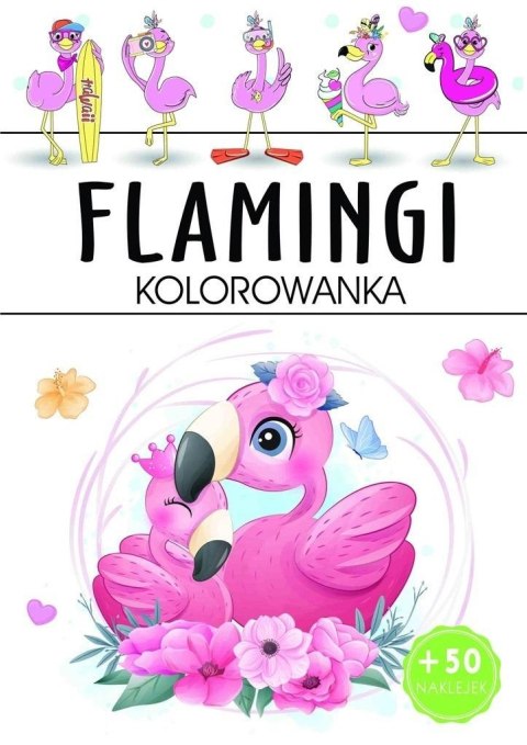 Flamingi kolorowanka Flamingi kolorowanka