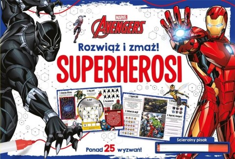 Rozwiąż i zmaż! Superherosi. Marvel Avengers Rozwiąż i zmaż! Superherosi. Marvel Avengers