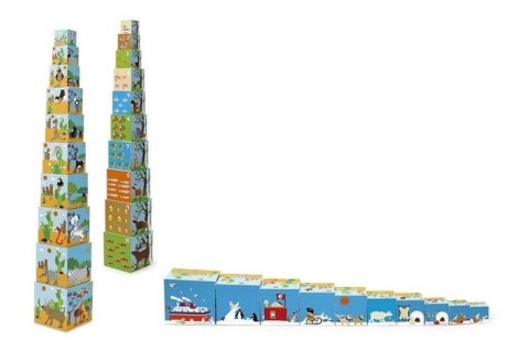 Piramida edukacyjna zwierzęta świata Piramida edukacyjna zwierzęta świata