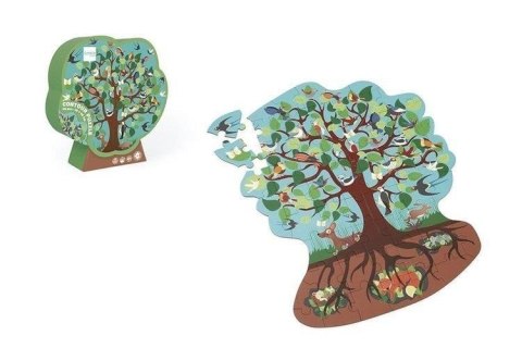Puzzle 58 konturowe Leśne drzewo Puzzle 58 konturowe Leśne drzewo