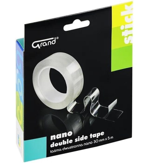 Taśma dwustronna nano 30mmx5mx1mm GRAND Taśma dwustronna nano 30mmx5mx1mm GRAND