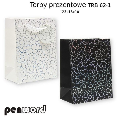 Torebka prezentowa 23x18x10cm MIX Torebka prezentowa 23x18x10cm MIX