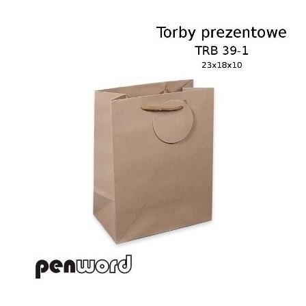 Torebka prezentowa craft 23x18x10cm Torebka prezentowa craft 23x18x10cm