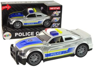 Auto Policja 1:14 światło i dźwięk srebrne
