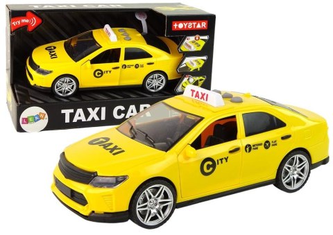Auto taxi pojazd 1:14 światło i dźwięk żółte Auto taxi pojazd 1:14 światło i dźwięk żółte