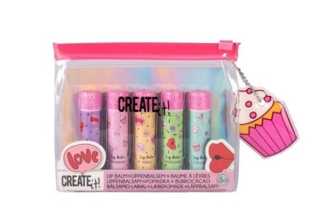 Balsam dla ust 5szt + kosmetyczka CREATE IT! Balsam dla ust 5szt + kosmetyczka CREATE IT!