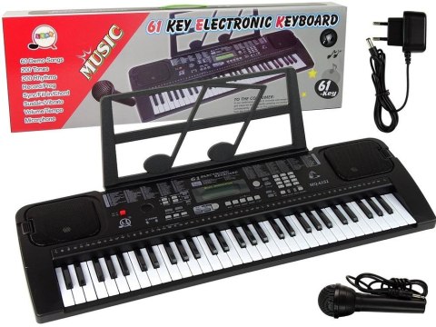 Keyboard z mikrofonem czarny Keyboard z mikrofonem czarny