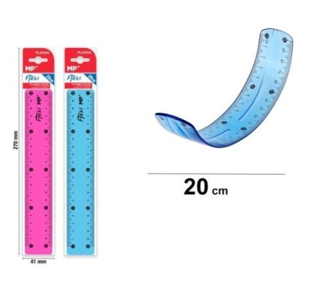 Linijka flex 20 cm MIX Linijka flex 20 cm MIX