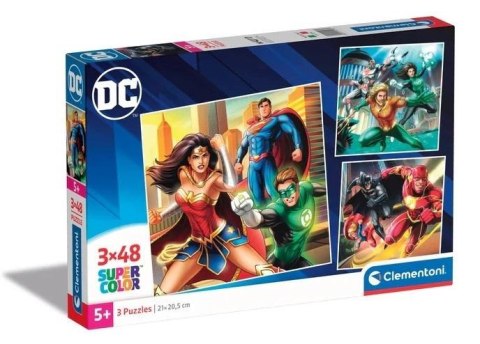 Puzzle 3x48 Super Kolor DC Justice League Puzzle 3x48 Super Kolor DC Justice League