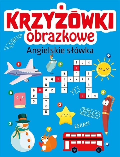 Krzyżówki obrazkowe. Angielskie słówka Krzyżówki obrazkowe. Angielskie słówka