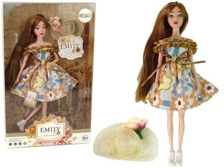 Lalka Emily jesienna długie włosy kapelusz Lalka Emily jesienna długie włosy kapelusz