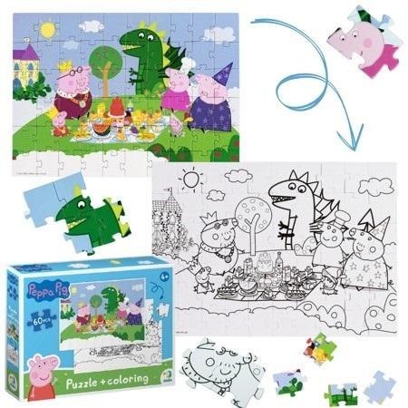 Puzzle 60 Peppa Pig 2 in 1 Puzzle 60 Peppa Pig 2 in 1