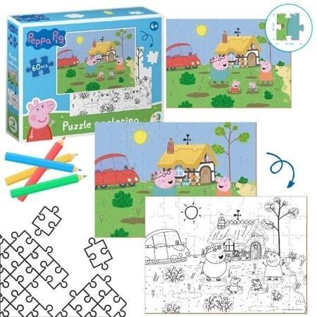 Puzzle 60 Peppa Pig 2 in 1 Puzzle 60 Peppa Pig 2 in 1