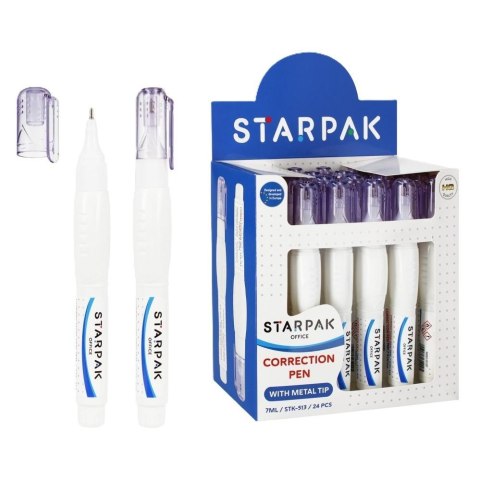 Korektor w piórze z metalową końcówką 7ml (24szt) Korektor w piórze z metalową końcówką 7ml (24szt)