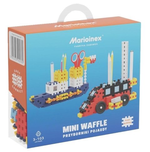 Mini Waffle 140 elementów Przyborniki pojazdy Mini Waffle 140 elementów Przyborniki pojazdy